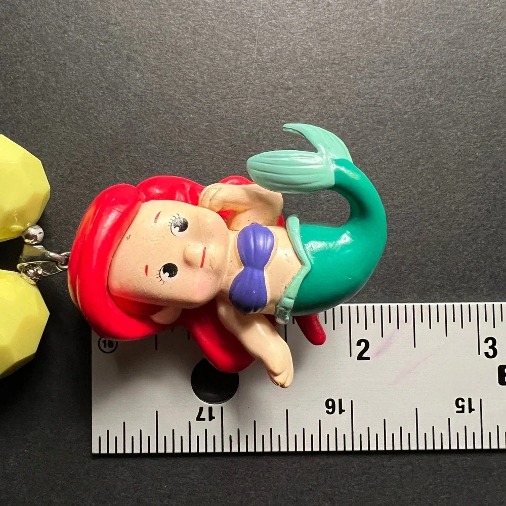 Mermaid Bubblegum Bead Necklace Multicolor Chunky Kidcore Little Ariel